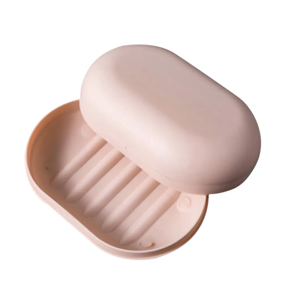 Plastic Shower Soap Box With Lid