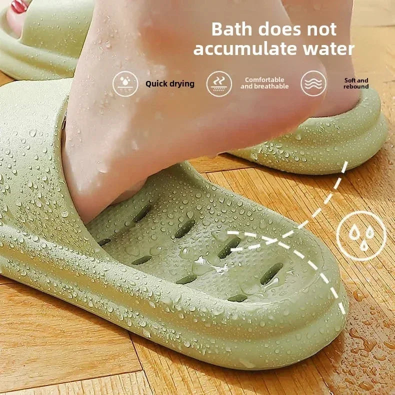 Dorm Joys Soft Quick-Dry Anti-Slip Bathroom/Shower Slippers
