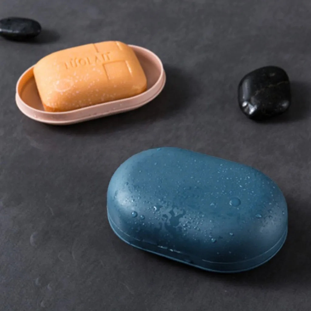 Plastic Shower Soap Box With Lid