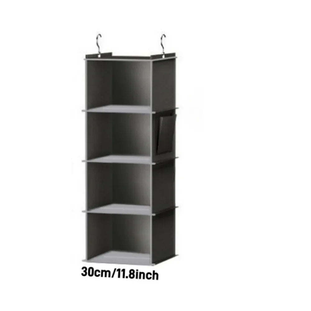 Hanging Wardrobe Organizer and Closet Storage Shelves for Wardrobe, Nursery, Baby Clothes Organization and Storage