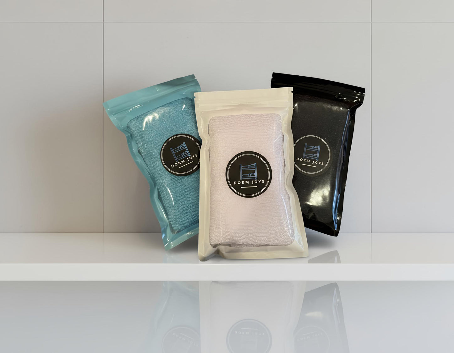 Exfoliating Body Towel - Deep Clean Shower Scrub Cloth for Smooth Skin | Dorm shower Essential for College Students