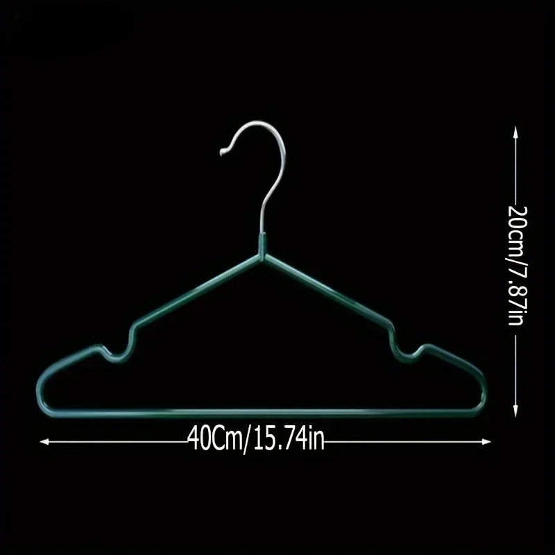 20pcs Clothes Hangers With Non-slip Design Durable Racks