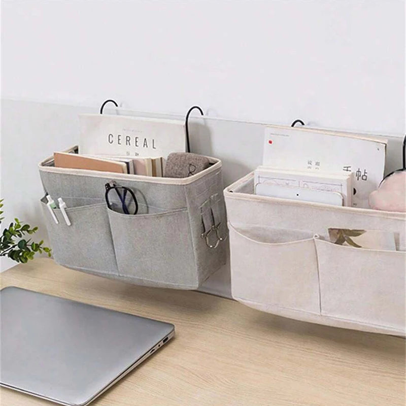 Dorm Joys Dormitory Bedside Storage Organizer Hanging Basket