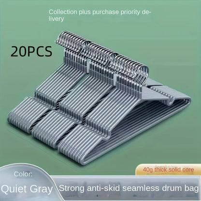 20pcs Clothes Hangers With Non-slip Design Durable Racks