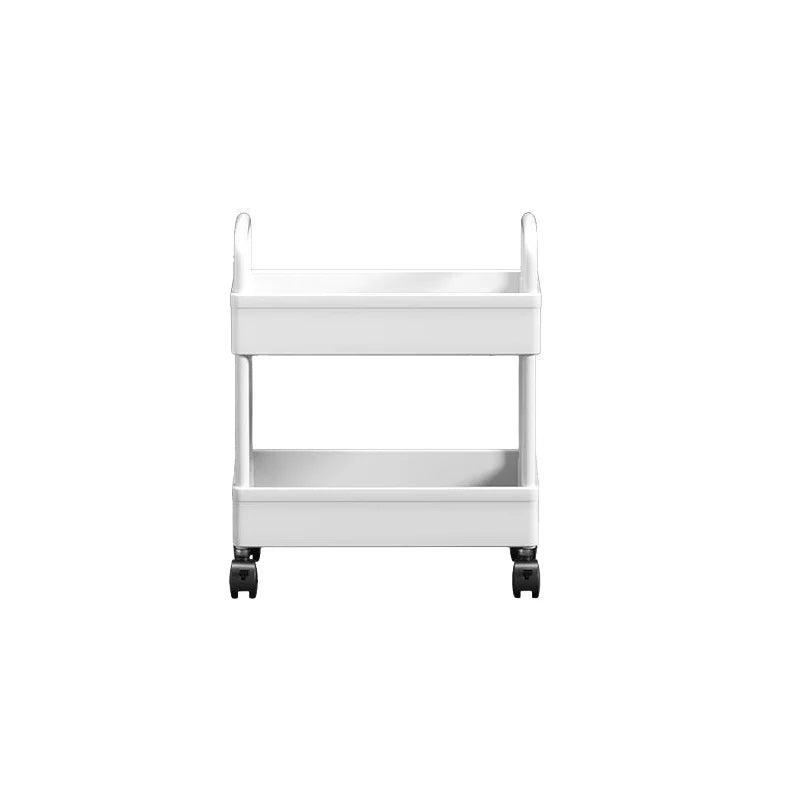 Double-layer rolling storage cart