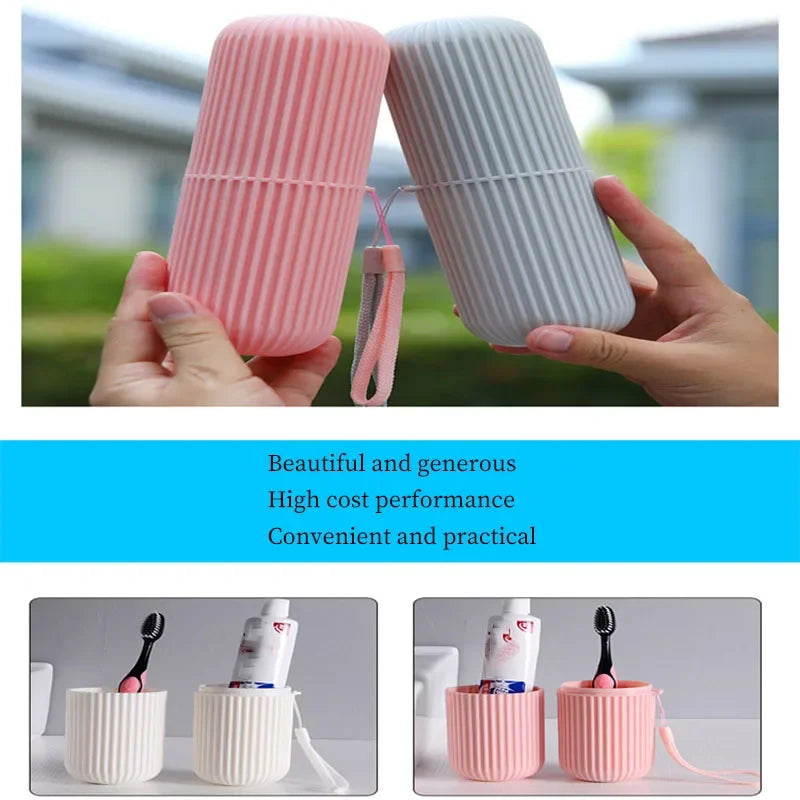 Portable Toothbrush Cup Storage Case