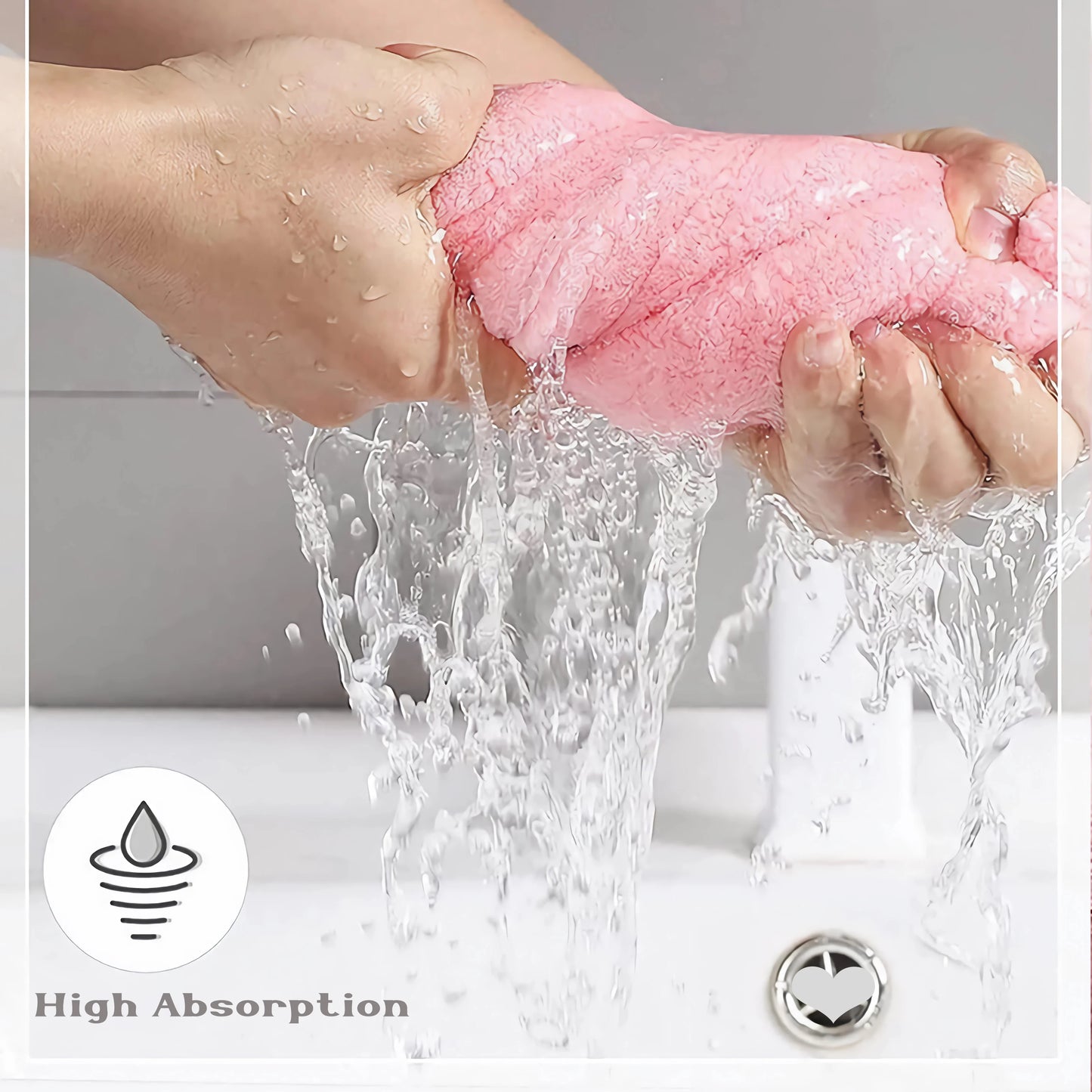 Microfiber Hair Drying Triangle Wrap