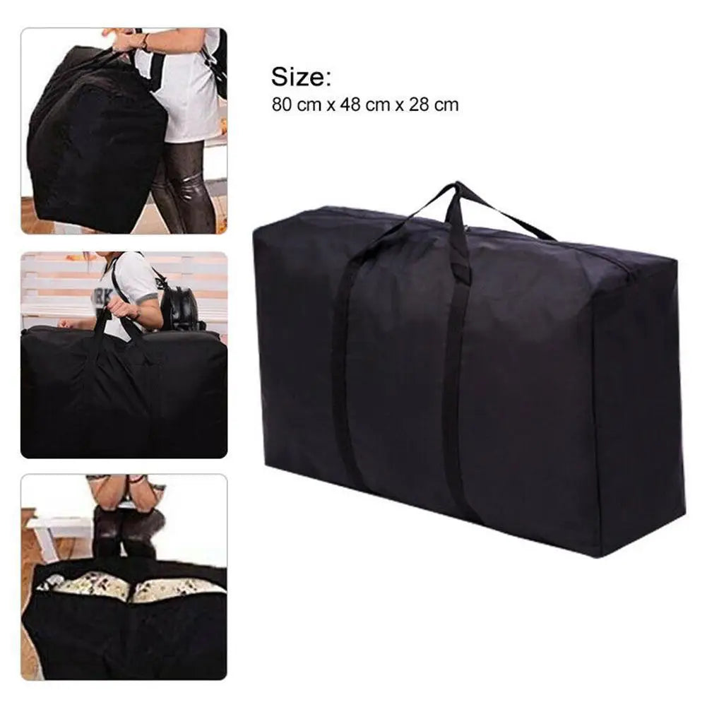 Dorm Joys 1pc Extra Large Waterproof Moving Luggage Bags 30x19x10 in
