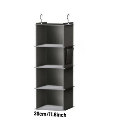Hanging Wardrobe Organizer and Closet Storage Shelves for Wardrobe, Nursery, Baby Clothes Organization and Storage