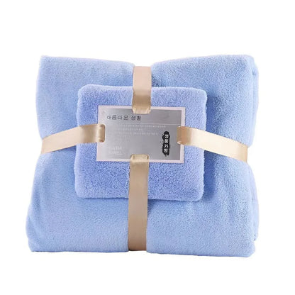 Bath/Hand Towel Set - Luxuriously Soft, Absorbent and Quick Drying