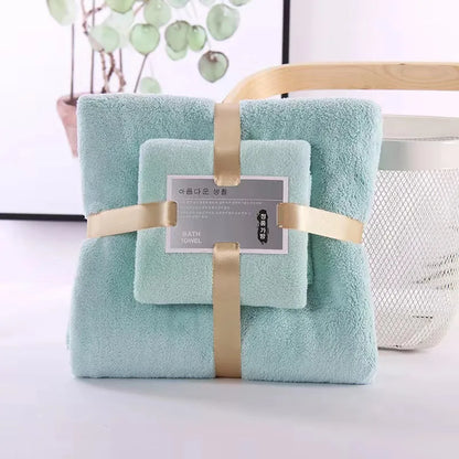 Bath/Hand Towel Set - Luxuriously Soft, Absorbent and Quick Drying