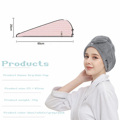 Microfiber Hair Drying Triangle Wrap