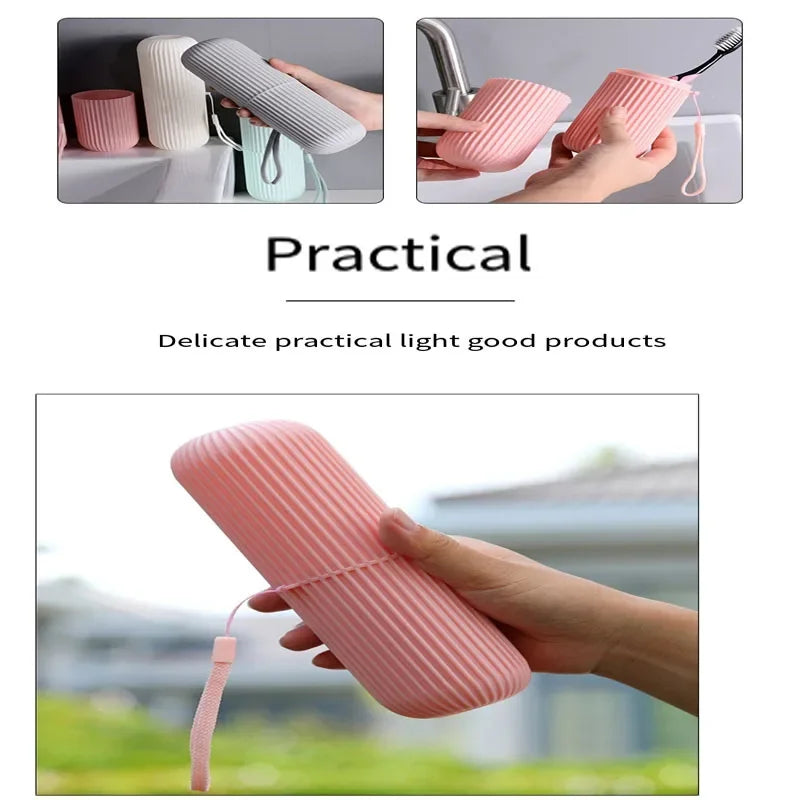 Portable Toothbrush Cup Storage Case
