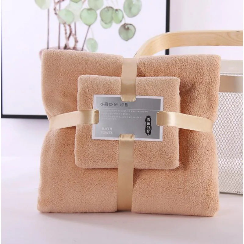 Bath/Hand Towel Set - Luxuriously Soft, Absorbent and Quick Drying