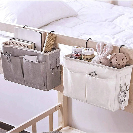 Dorm Joys Dormitory Bedside Storage Organizer Hanging Basket