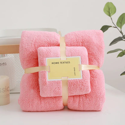 Bath/Hand Towel Set - Luxuriously Soft, Absorbent and Quick Drying
