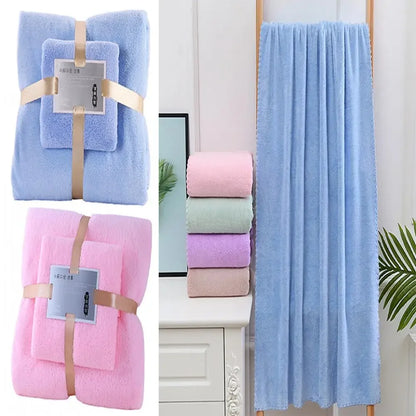 Bath/Hand Towel Set - Luxuriously Soft, Absorbent and Quick Drying