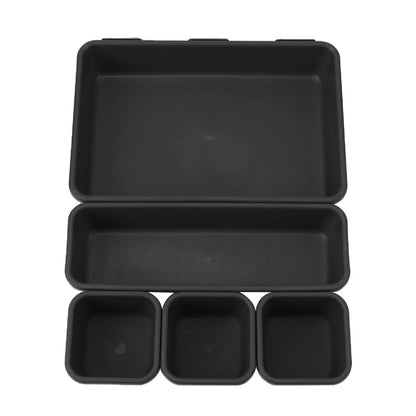 Closet  Cover Kitchen Bathroom Storage Trays Storage Drawer Storage Box Sundries Jewellery Holder 8pc/set Make Up Organizer Box