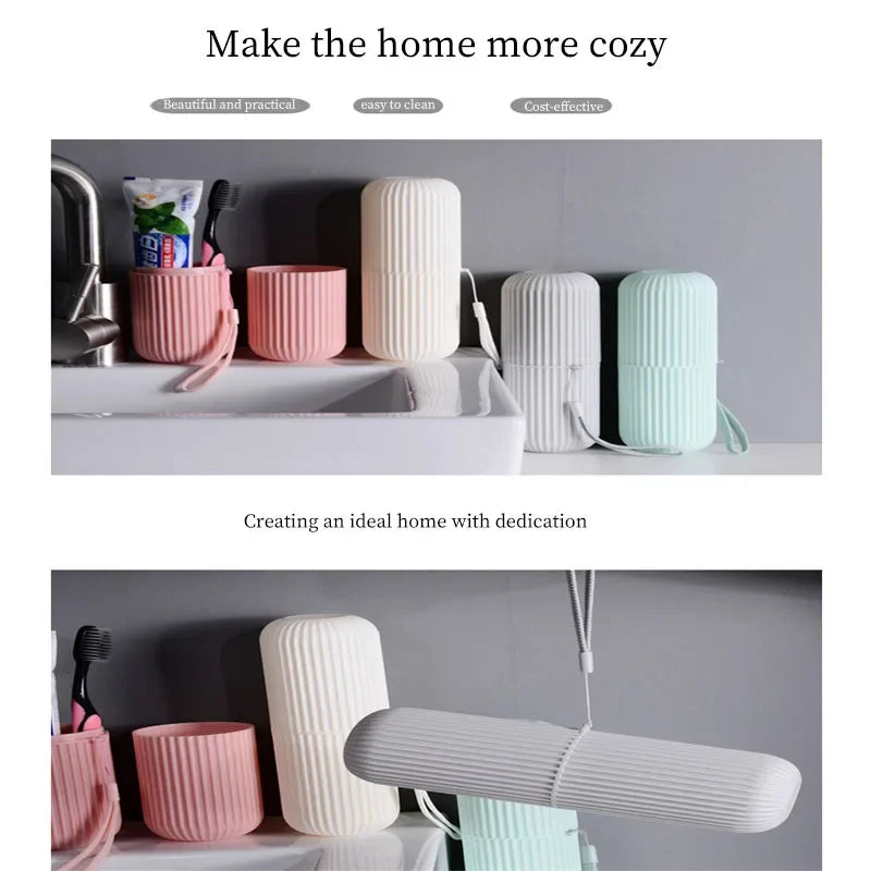 Portable Toothbrush Cup Storage Case