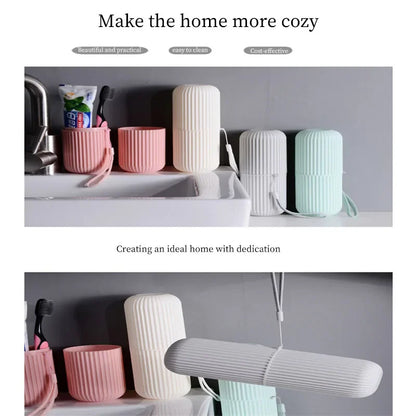 Portable Toothbrush Cup Storage Case