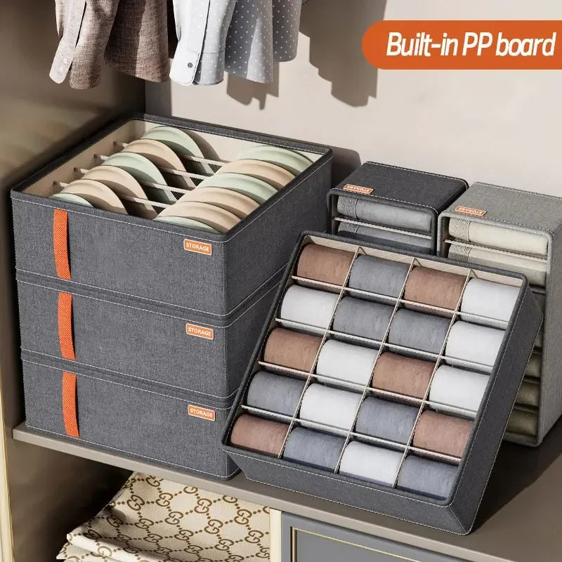 Bedroom Cabinet Drawer Underwear Organizer Socks Bra Clothing Storage Boxes