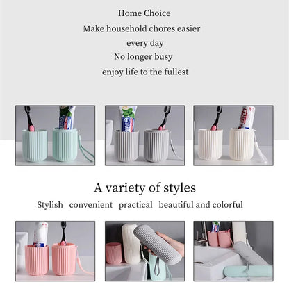 Portable Toothbrush Cup Storage Case