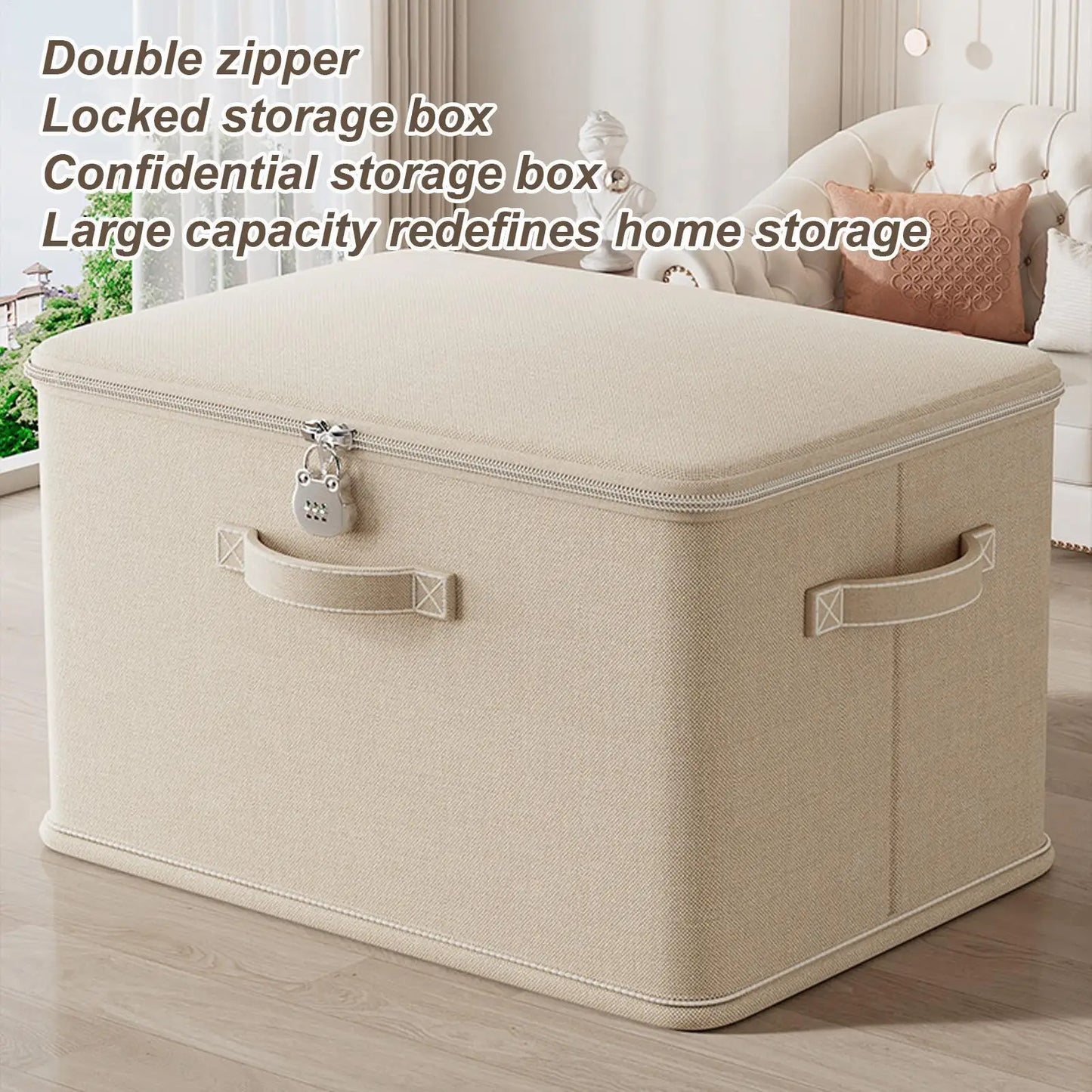 Stackable Storage Box with Lock