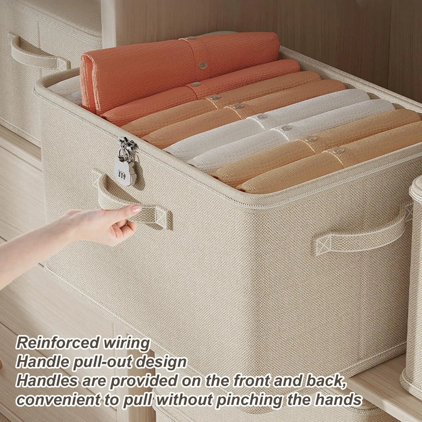 Stackable Storage Box with Lock